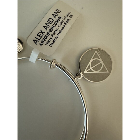 Alex and Ani Harry Potter DEATHLY HALLOWS Color Bracelet NWT  Card & Box - Picture 7 of 7